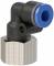 Cupla L push-in cu filet cilindric interior, seria standard, G 1/2&QUOT; - 16 mm