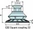 Ventuza rotunda 2 burdufi-performanta ridicata seria CBC