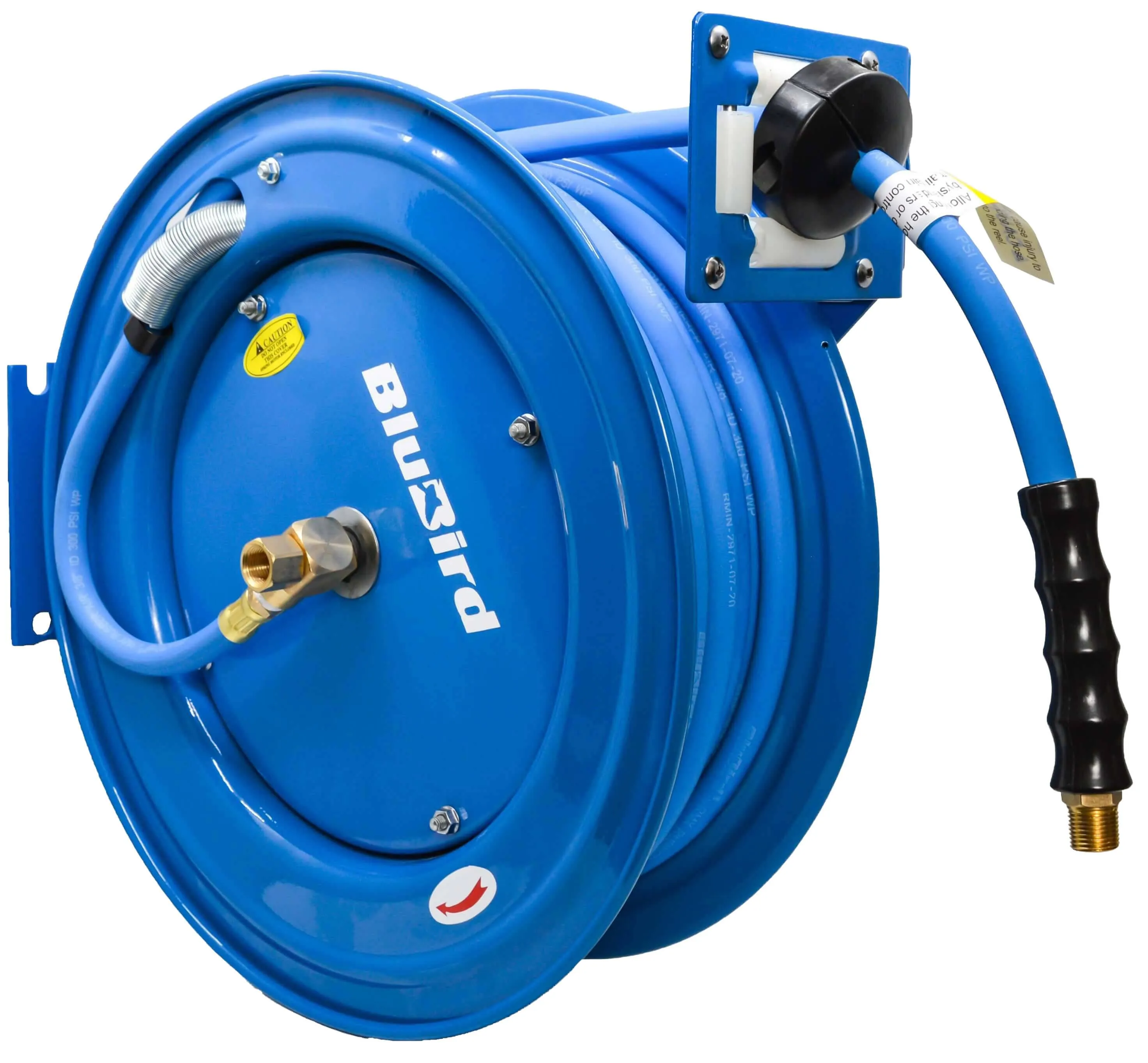 Derulator furtun Blubird, furtun cauciuc pentru aer comprimat si apa, 20 bar