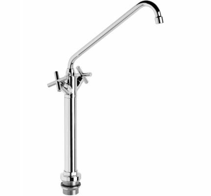 Baterie cu mixer si gat pivotant, pentru bucatarie