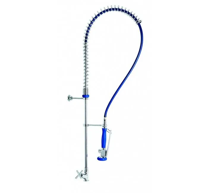 Baterie inalta cu pre-clatire si robinet vertical