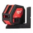 Nivela laser cu 2 planuri cu fascicul verde, cu baterii alcaline - Milwaukee CLL-C
