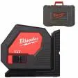 Nivela laser cu 2 planuri cu fascicul verde, cu baterii alcaline - Milwaukee CLL-C