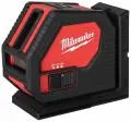 Nivela laser cu 2 planuri cu fascicul verde, cu baterii alcaline - Milwaukee CLL-C