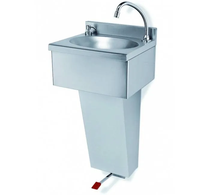 Chiuveta din inox cu pedala