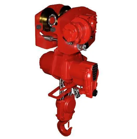 Combinatie palan pneumatic si troliu 10000 kg
