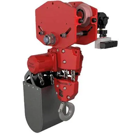 Combinatie palan pneumatic si troliu 9000 kg