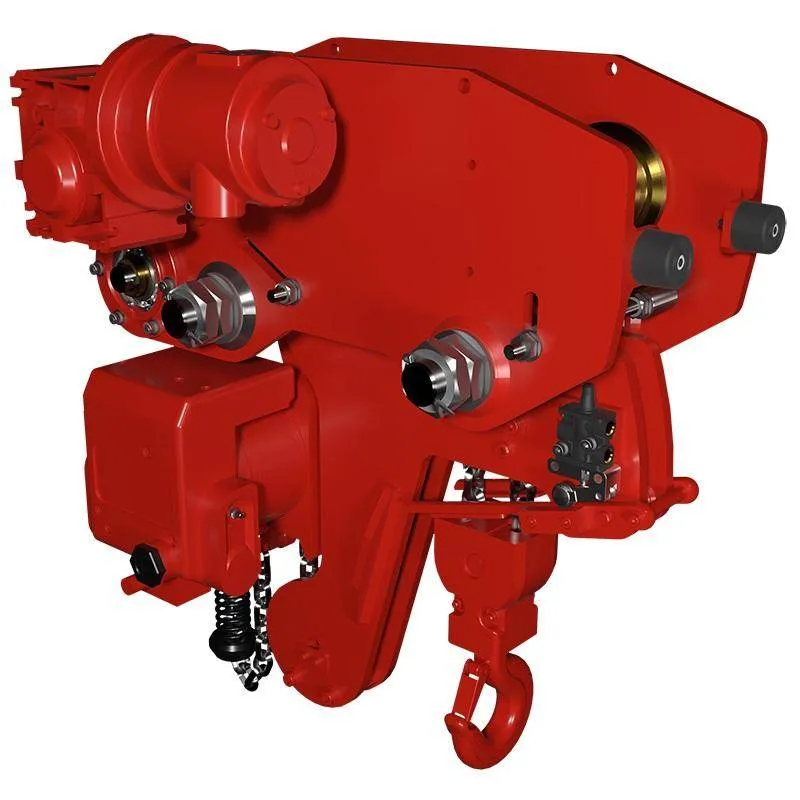 Combinatie palan pneumatic si troliu 1000 kg - compact