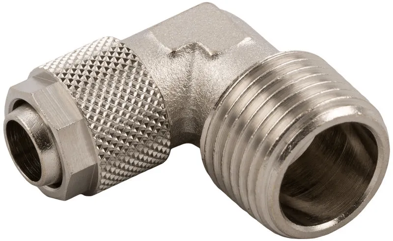 Cuple L push-on cu filet exterior conic, alama nichelata