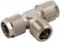 Cupla T push-on 10/8 mm cu filet exterior conic R 3/8&QUOT;, alama nichelata