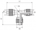 Cupla T push-on 5/3 mm, alama nichelata