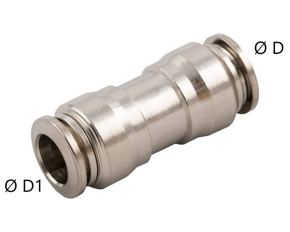 Cuple drepte push-in metalice