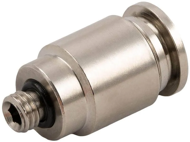 Cuple drepte rotunde push-in metalice cu filet exterior si hexagon intern
