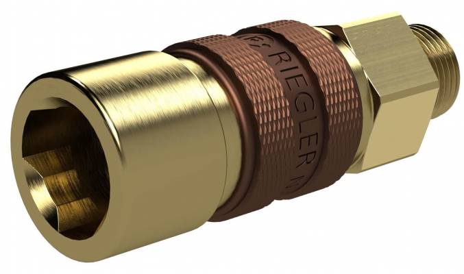 Cupla rapida mama ne-interschimbabila cu filet exterior G 1/4&QUOT;, maro, DN 5