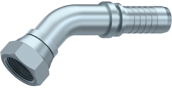 Cupla rotativa 45° cu filet interior G 3/8&QUOT; si O-ring, furtun DN 3/8&QUOT;, con 60°