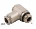 L banjo push-in metallic fitting with male thread, G 1/8&QUOT; - 8 mm