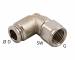 Cupla L push-in metalica cu filet interior, G 1/8&QUOT; - 4 mm
