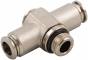 Cuple T banjo push-in metalice cu filet exterior