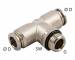 Cupla T push-in metalica cu filet exterior, M5 - 5 mm