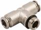 Cuple T push-in metalice cu filet exterior
