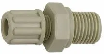 Cuple dreapte push-on cu filet cilindric exterior - Polipropilena