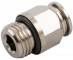 Cuple drepte push-in metalice cu filet exterior