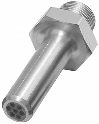 Duza de siguranta rotunda cu nivel redus de zgomot, filet exterior 1/2&QUOT; - 27 UNS, 50 mm, Ø exterior 10 mm