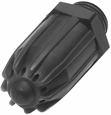 Duza de siguranta rotunda cu nivel redus de zgomot, filet exterior M 12x1,25, 40 mm, Ø exterior 17 mm