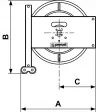 Derulator neechipat (fara furtun) - presiune ridicata - INOX