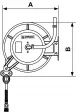 Derulator furtun aer - furtun PVC - otel - seria DVO
