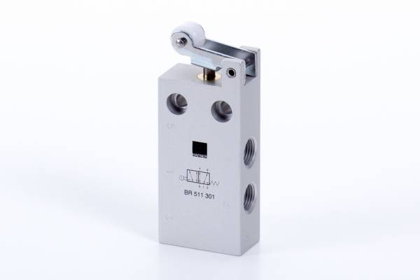 Distribuitor BR 5/2 - actionare mecanica, cu rola, G 1/8