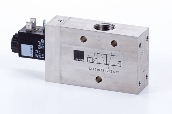 Distribuitor 3/2 electric, monostabil - INOX