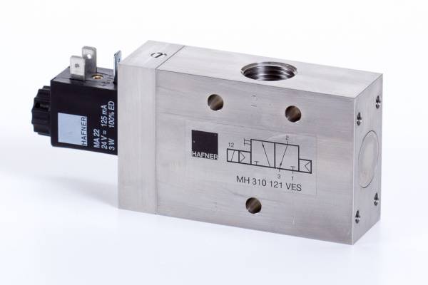 Distribuitor 3/2 electric, monostabil - INOX