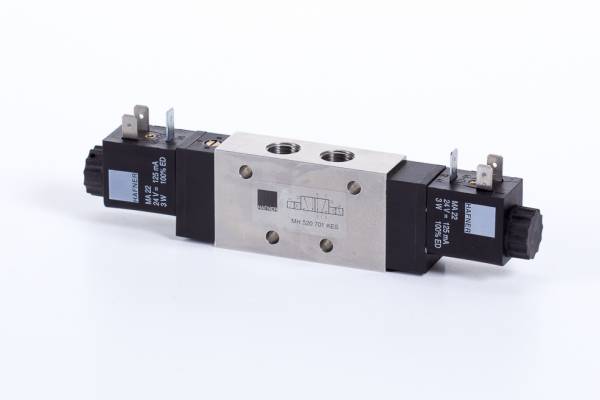 Distribuitor 5/2 electric, bistabil - INOX