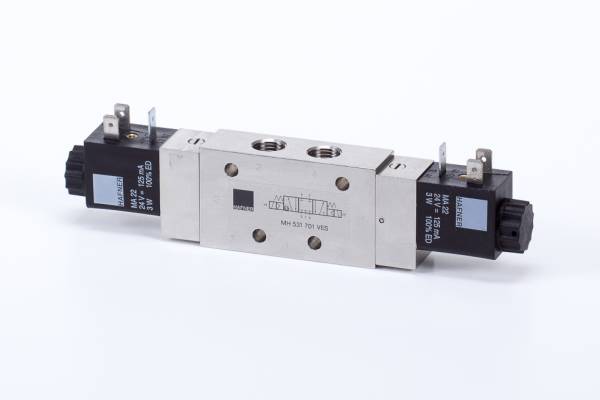 Distribuitor 5/3 electric, centru inchis - INOX