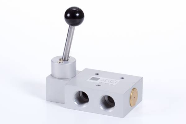 Distribuitor 3/2 actionare cu maneta - cu retinere, G 3/4, 6000 l/min
