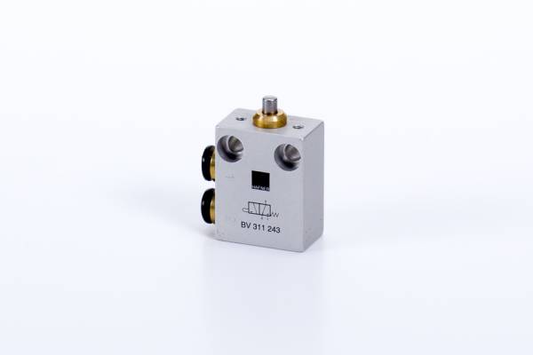 Distribuitor BV 3/2 - actionare mecanica, cu tija, push-in 4 mm, 115 l/min