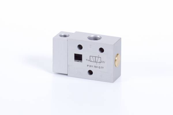 Distribuitor 3/2 actionare pneumatica - temperaturi scazute