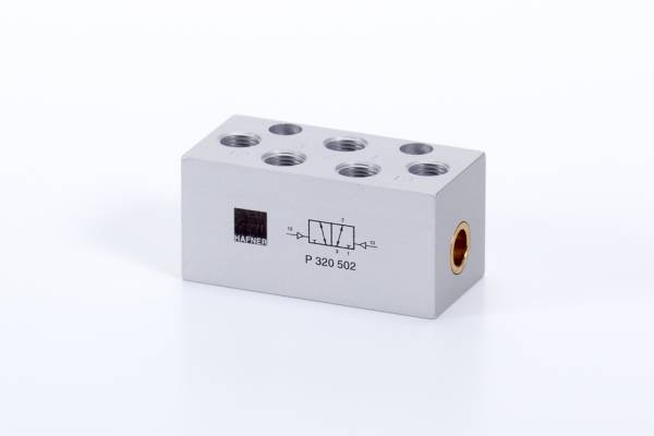 Distribuitor 3/2 bistabil - actionare pneumatica, porturi in partea superioara, G 1/8, 650 l/min