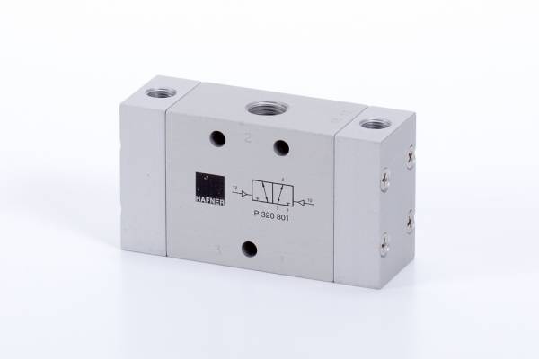 Distribuitor 3/2 bistabil - actionare pneumatica, G 1/4, 1450 l/min