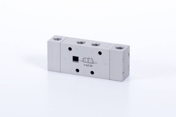 Distribuitor 5/2 bistabil - actionare pneumatica