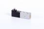 5/2 electric monostable valve, manifold mounting, MD type, ports in valve