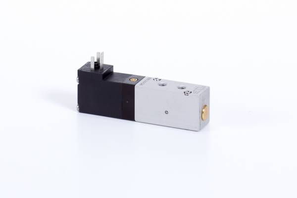 5/2 electric monostable valve, manifold mounting, MD type, ports in valve