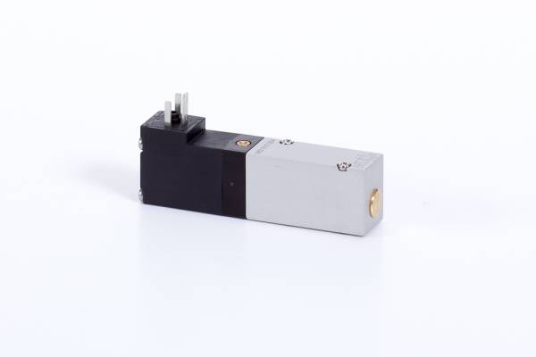 Distribuitor 5/2 electric, monostabil, montaj pe placa, tip MD, porturi placa