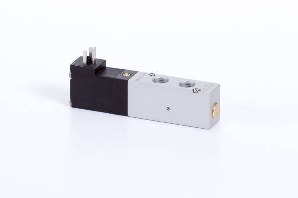 Distribuitor 5/2 electric, monostabil, montaj pe placa, tip MD, porturi distribuitor