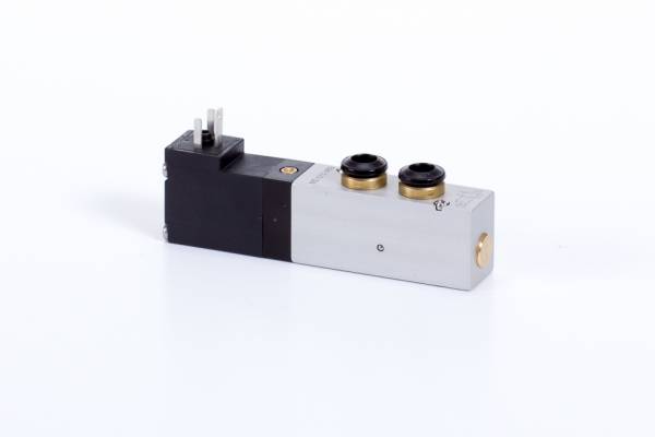Distribuitor 5/2 electric, monostabil, montaj pe placa, tip MD, porturi distribuitor