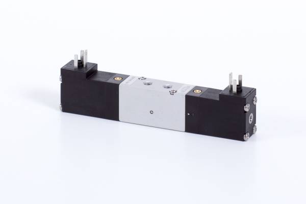 Distribuitor 5/2 electric, bistabil, montaj placa, tip MD, porturi distribuitor