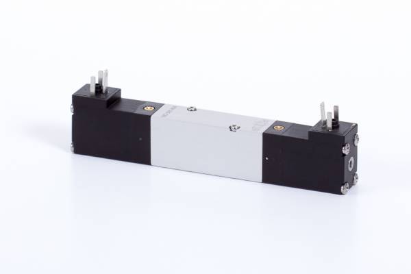 Distribuitor 5/2 electric, bistabil, montaj placa, tip MD, porturi placa