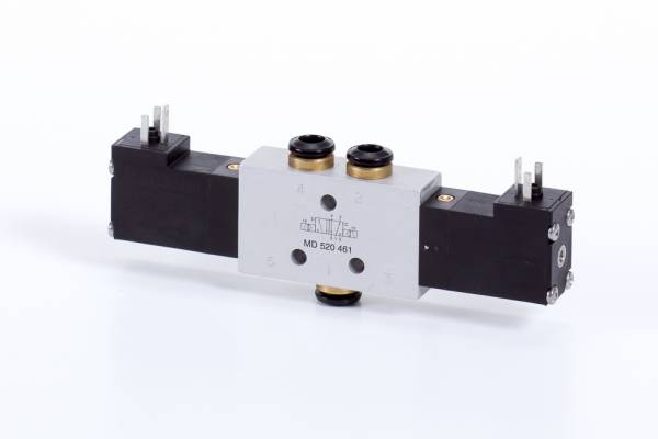 Distribuitor 5/2 electric, bistabil, montaj in linie tip MD