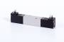 Distribuitor 5/3 electric, montaj pe placa, centru presurizat, porturi placa, tip MD